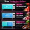 commercial stainless steel refrigerated worktable with refrigerator & freezer compartments