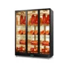 large capacity dry aging meat display cabinet with glass door | commercial beef aging refrigerator