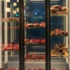 large capacity dry aging meat display cabinet with glass door | commercial beef aging refrigerator