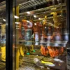 large capacity dry aging meat display cabinet with glass door | commercial beef aging refrigerator