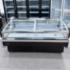 sliding glass lid meat display showcase, direct cooling commercial deli refrigerated counter