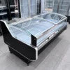 sliding glass lid meat display showcase, direct cooling commercial deli refrigerated counter