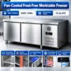 stainless steel fresh keeping refrigerated counter & kitchen freezer worktable