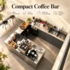 all in one café & bakery solution with stainless steel counters & equipment
