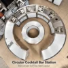 custom modular circular bar station