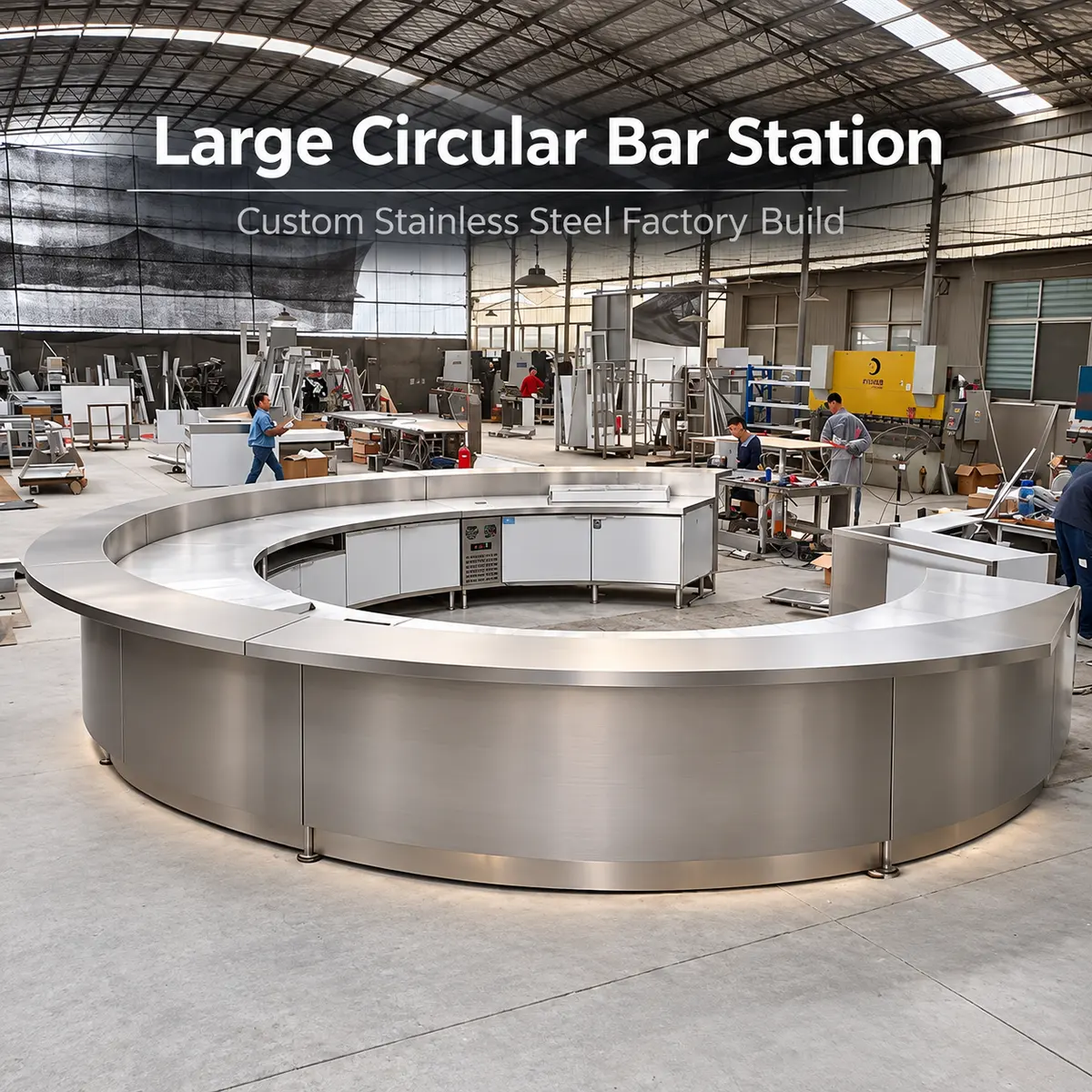 custom modular circular bar station