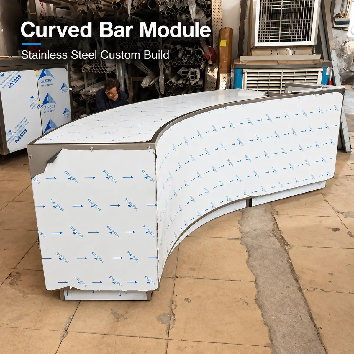 custom modular circular bar station