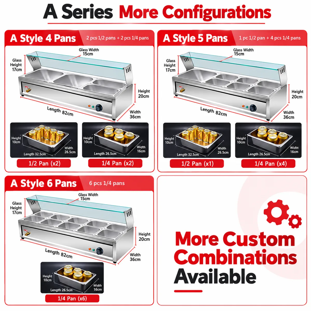 commercial countertop electric food warmer with glass sneeze guard