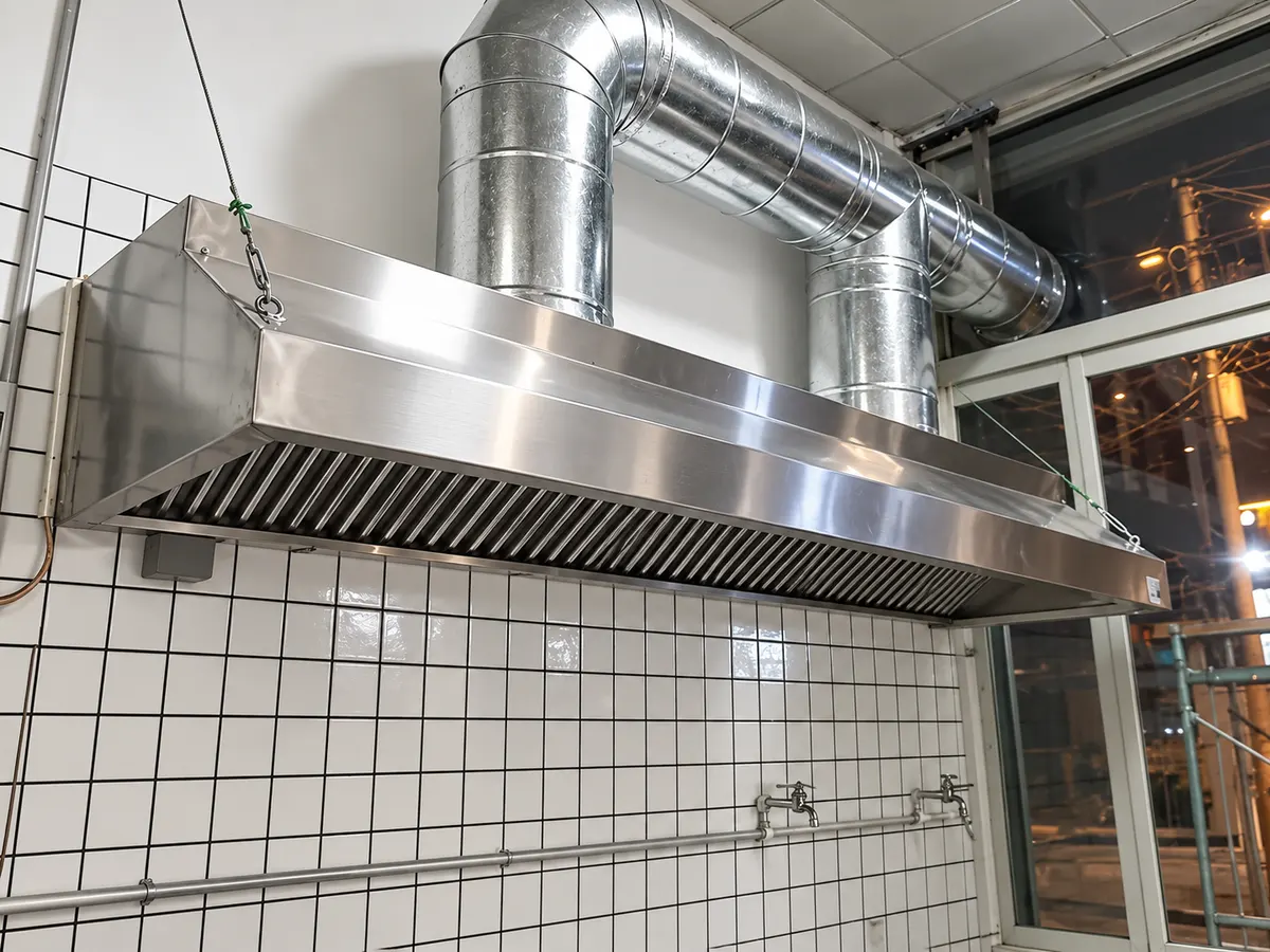commercial heavy duty stainless steel exhaust hood