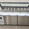 commercial refrigerated salad & fruit display case