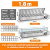commercial refrigerated salad & fruit display case (复制)