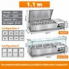 commercial refrigerated salad & fruit display case (复制)