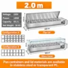 commercial refrigerated salad & fruit display case (复制)