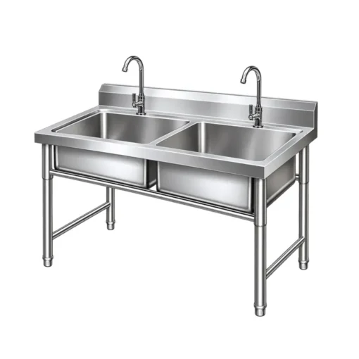 commercial stainless steel foot pedal hand wash sink (复制)