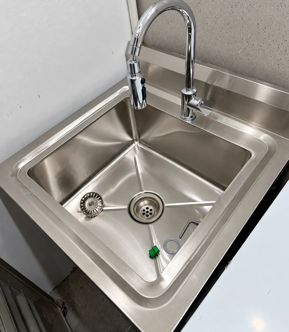 commercial stainless steel kitchen sink