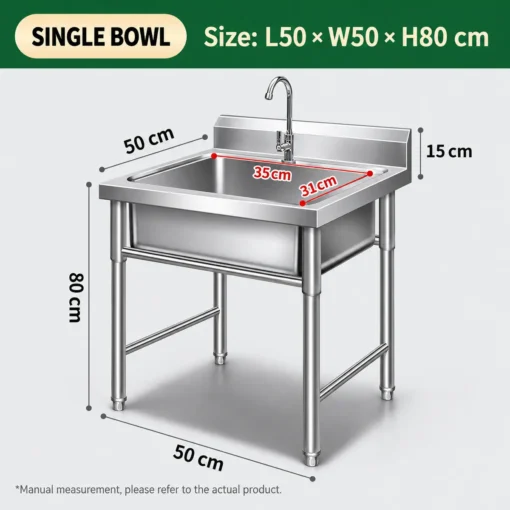 commercial stainless steel foot pedal hand wash sink (复制)