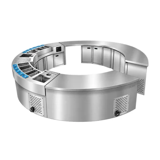 custom modular circular bar station