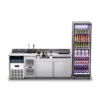 custom modular stainless steel bar station