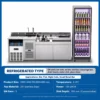 custom modular stainless steel bar station