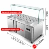 commercial salad prep table (复制)